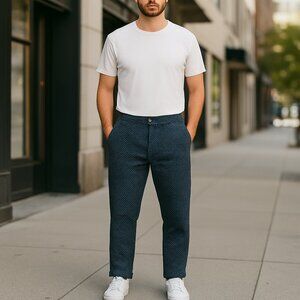 Kith Men's Stripe Dotted Swiss Details Size Small